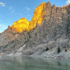 IMG_3241 Sunsetting over the CO River with mountains in the background